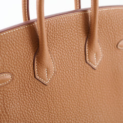 Hermes Birkin 25 Gold GHW Togo - Stamp Z