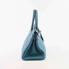 Hermes Birkin 30 Blue Jean Togo - P Stamp 2012