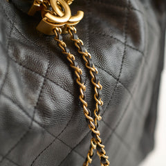 Chanel Medium 25 Bag Black Caviar