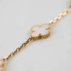 Van Cleef and Arpels 5 Motif MOP Bracelet