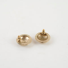 Chanel Stud Earrings Gold