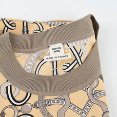 Hermes Tralala Silk Blouse Size 36