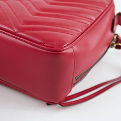 Gucci GG Marmont Camera Bag Red