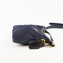 Prada Tessuto Nylon Saffiano Vela Navy