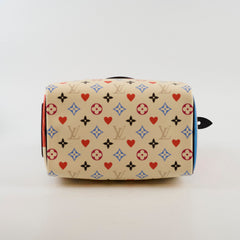 Louis Vuitton Game On Speedy 25 Bandouliere Cream
