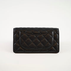 Chanel Long Caviar Wallet Black
