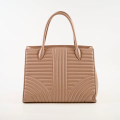 Prada Prada Soft Calfskin Impunture Diagramme Large Tote