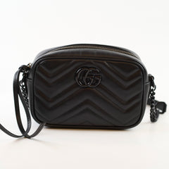 Gucci Marmont Mini Camera Black Crossbody