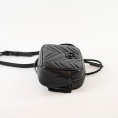 Gucci Marmont Mini Camera Black Crossbody