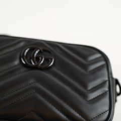 Gucci Marmont Mini Camera Black Crossbody
