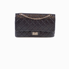 Chanel Large Reissue 227 Aged Calfskin Navy