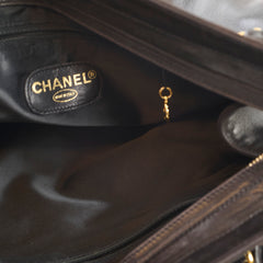 Chanel Vintage CC Chain Tote Black