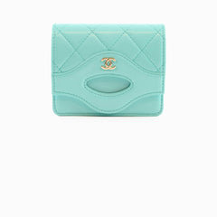 Chanel 31 Flap Wallet Green