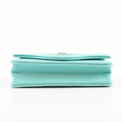 Chanel 31 Flap Wallet Green