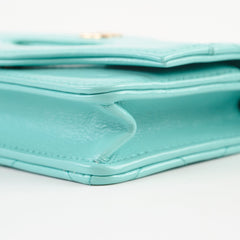 Chanel 31 Flap Wallet Green