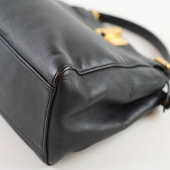Fendi Mini Peekaboo Nappa Black