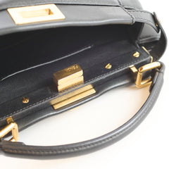 Fendi Mini Peekaboo Nappa Black