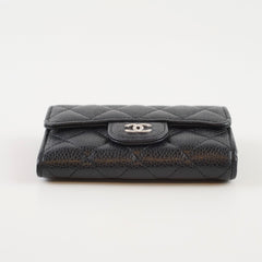 Chanel Caviar Flap Card Holder Black
