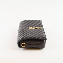 Saint Laurent YSL Kate 99 Shoulder Bag Black