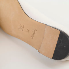 Louis Vuitton Capucine Ballet Flats White/Black - Size 37