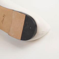 Louis Vuitton Capucine Ballet Flats White/Black - Size 37