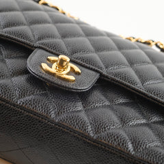 Chanel Caviar Medium/Large Classic Double Flap Black