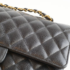 Chanel Caviar Medium/Large Classic Double Flap Black