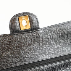 Chanel Caviar Medium/Large Classic Double Flap Black