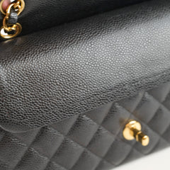 Chanel Caviar Medium/Large Classic Double Flap Black
