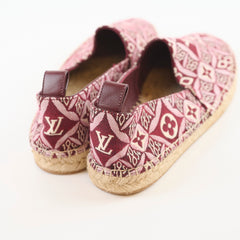 Louis Vuitton Starboard Espadrille Flats Burgundy - Size 37.5