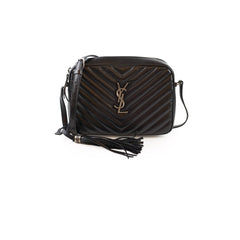 Saint Laurent Lou Camera Bag Black SHW
