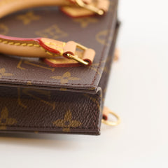 Louis Vuitton Petit Sac Plat Monogram Microchip