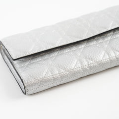 Dior Lady Dior Silver Wallet On Chain WOC