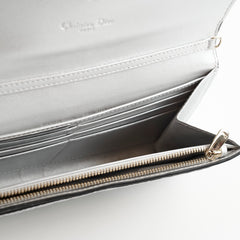 Dior Lady Dior Silver Wallet On Chain WOC