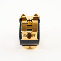 Hermes Collier de Chien Black Bracelet