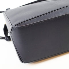 Loewe Puzzle Small with Braided Handle Navy