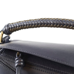 Loewe Puzzle Small with Braided Handle Navy