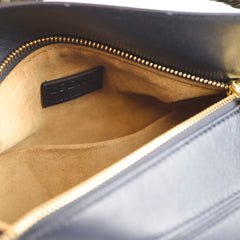 Loewe Puzzle Small with Braided Handle Navy
