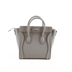 Celine Luggage Nano Grey