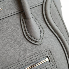Celine Luggage Nano Grey