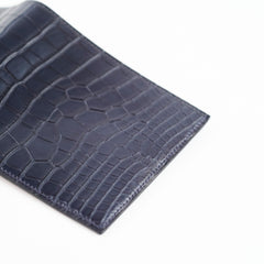 Hermes MC2 Copernic Wallet Matte Alligator Dark Blue Marine - C stamp(2018)