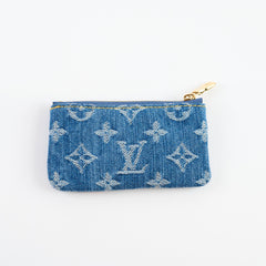 Louis Vuitton Takashi Murakami Monogram Denim Cerises Key Pouch