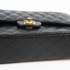 Chanel Medium Classic Flap Black Caviar - 28 series (2019)