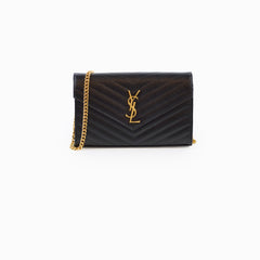 Louis Vuitton Envelope Wallet on Chain Black