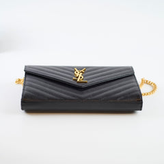 Louis Vuitton Envelope Wallet on Chain Black