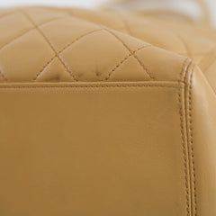 Chanel Beige Quilted Tote Bag