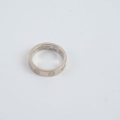 Cartier Love One Diamond Ring SM White Gold Size 47