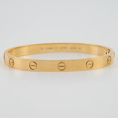 Cartier Love Bracelet Classic Yellow Gold Size 17