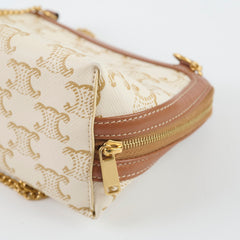 Celine Clutch on Chain Triomphe Canvas