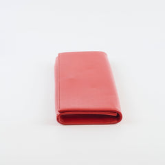 Gucci GG East West Patent Clutch Orange